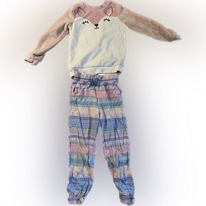 H&M Kids Sweatshirt with Pattern Pants Outfit (BOGO)